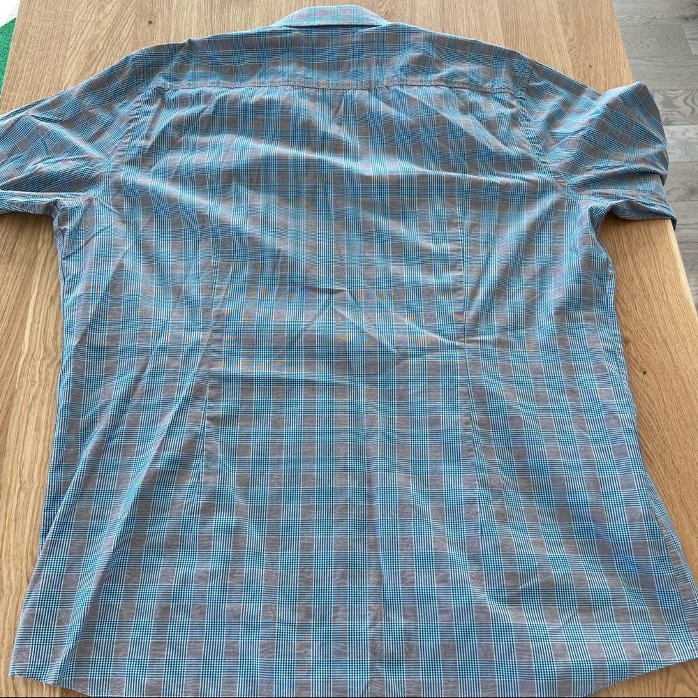 Hugo Boss Plaid Button-Down - Picture 7 of 9